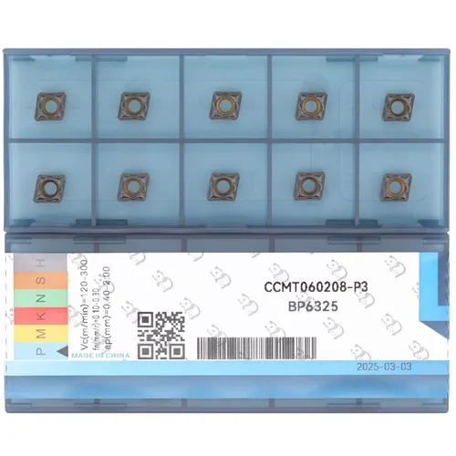 Miniatura 7 de Insertos de carburo CNC CCMT32.51 Ccmt09t304 para herramienta de torneado de torno, cortadores de repuesto de torno recubiertos de estaño