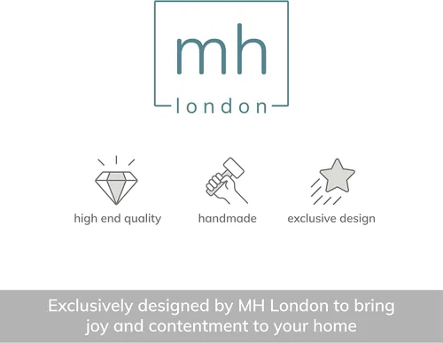 Miniatura 8 de MH London Mesa auxiliar Tri Pin I Madera de mango natural hecha a mano, naturalmente resistente a la humedad, libre de mantenimiento I 16 x 16 x 18