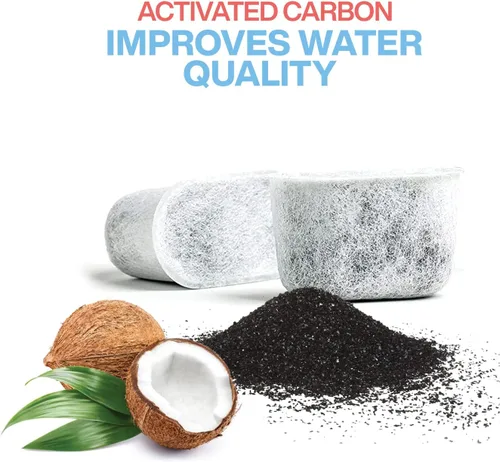 Miniatura 3 de Paquete de 24 filtros de agua de carbón de repuesto compatibles con Breville BWF100, filtros de carbón activado de alta calidad para todas