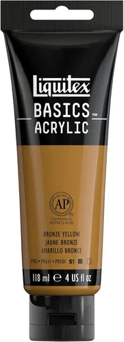 Miniatura 52 de Liquitex BASICS Pintura Acrílica, Botella de 400ml (13.5 oz), Blanco Titanio Titanio Blanco