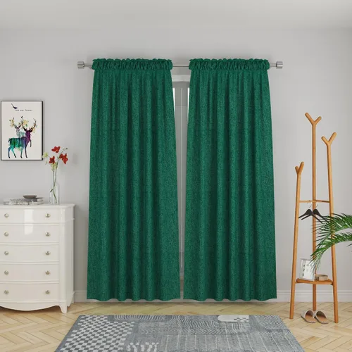 Miniatura 32 de UPOPO Cortinas de Niveles Beige Sobre Fregadero con Textura de Lino para Ventana de Cocina de 16 Pulgadas de Largo Caravana Privacidad Pequeñas