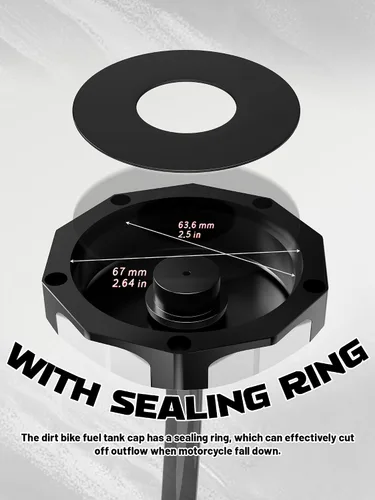 Miniatura 4 de Tapa de Gasolina JFG RACING para ATV, Cubierta de Tanque de Combustible CNC para YFZ 450, YFZ450R, Banshee 350 200, Raptor 660 350 250 125, Warrior