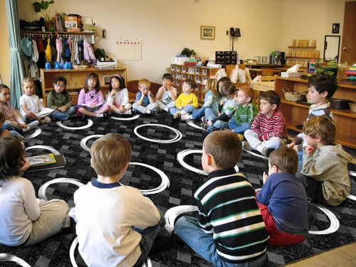 Miniatura 2 de OLEEK Alfombra grande para aula primaria de 5 x 7 pulgadas, lavable para habitación de niños, alfombra de aula primaria, alfombra de sala