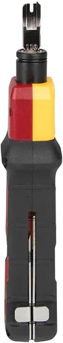 Miniatura 11 de Klein Tools VDV427-300 Herramienta de perforación de impacto con hoja 66/110, conexiones de cable CAT confiables, fuerza ajustable, incluye púa