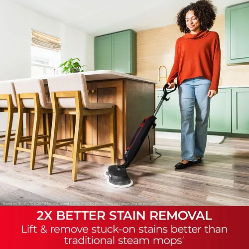 Miniatura 2 de Kenmore SM2070 S300 Series Steam Spin Mop for Scrubbing and Sanitizing 2 Modes, XL Water Tank, Swivel Steering, LED Headlights, Powerful Corded