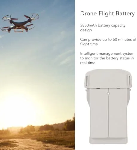 Miniatura 2 de Dpofirs Batería de repuesto Mini 3 Pro, 3850 mAh Mini 3 batería, batería de litio de repuesto para dron de larga duración para Mini 3 Mini 3 Pro