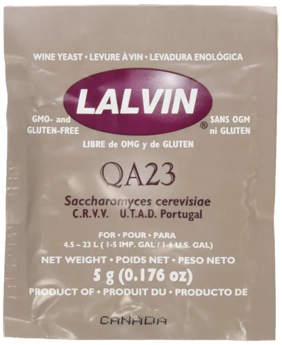 Levadura de vino Lalvin QA23 - 10 paquetes