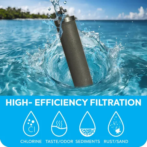 Miniatura 2 de Auténticos sistemas de filtro de agua CB9 Clearbrook alimentados por gravedad de 9 pulgadas, repuesto para filtración de agua de alto rendimiento