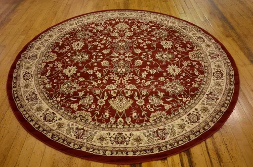 Miniatura 78 de Unique Loom Colección Sialk Hill - Alfombra de área Washington (3 pies 3 pulgadas x 5 pies 3 pulgadas, rectángulo, burdeos/crema)