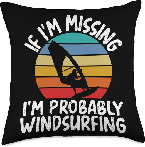 Miniatura 4 de Windsurfing Surfing Board Water Sports Throw Pillow