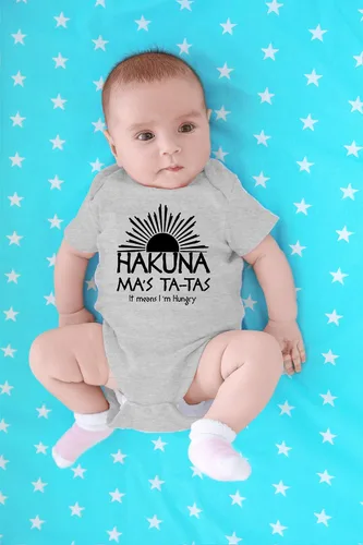 Miniatura 4 de Mameluco Cbtwear Hakuna Ma's Ta-Tas, divertido, bonito, de una pieza, novedad para bebé