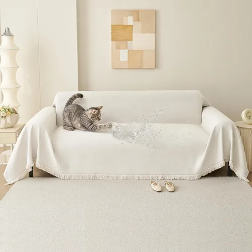 Funda para Sillón de Sofá de Chenilla Lavable Protector de Muebles Funda para Sofá Reclinable de 1 Pieza Cojín Resistente a Manchas Funda para Silla