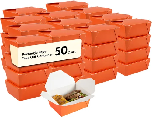Miniatura 66 de Restaurantware Contenedor desechable para llevar, 30 oz / #1, negro