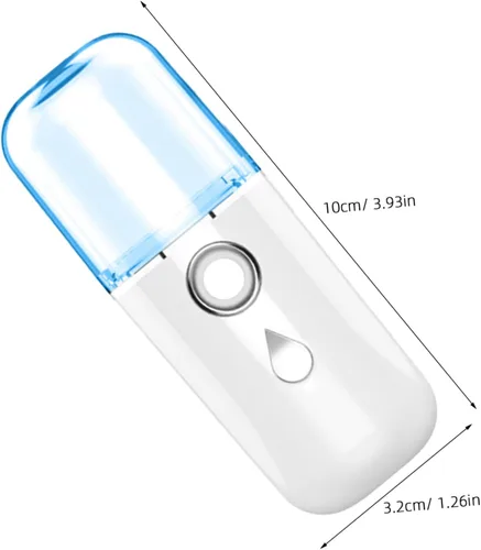 Miniatura 4 de FRCOLOR USB recargable mini instrumento de belleza de mano para hidratación humidificador de nano spray portátil para la cara para la hidratación