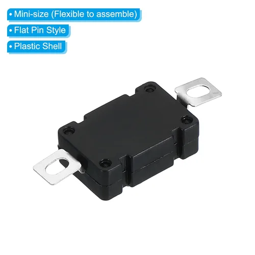Miniatura 4 de PATIKIL Interruptor de botón de cierre, 50 piezas KAN-28 pin plano con agujero de encendido/apagado automático AC 250V 1.5A Micro interruptor