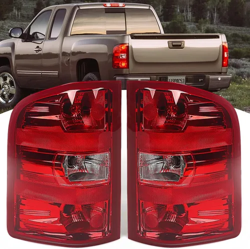 Miniatura 8 de Ensamble de luz trasera derecha Huray para Chevy Silverado 2007-2013 1500 2500 HD 3500 HD lámpara de freno trasera estilo OE 25958483 GM2801207