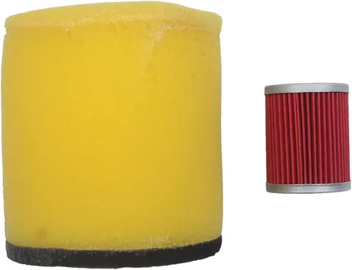 Kit de filtro de aceite de filtro de aire compatible con Suzuki LT-F4WDx LT-4WD LT-F250 LT-F250F LT-F300F King Quad 300 Quadrunner 250 Motocicleta