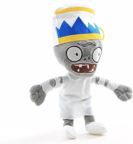 Miniatura 6 de Juego de juguetes de peluche para empujador de huevos, diablillo y bandido, zombi y buckethead, momia zombi, figuras de peluche, juego de 3 piezas