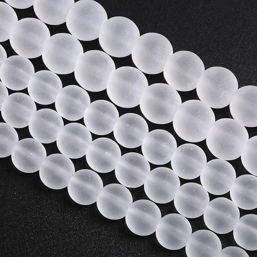 Miniatura 6 de 100 cuentas redondas sueltas de hematita negra de grado AAA para hacer joyas y pulseras