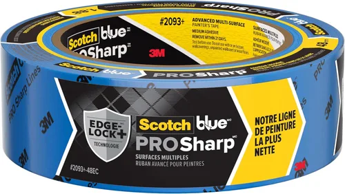 Miniatura 10 de ScotchBlue PROSharp Cinta de Pintor de 2 pulgadas de ancho (1.88 pulgadas x 60 yardas), 3 rollos de cinta azul que protege superficies y se quita