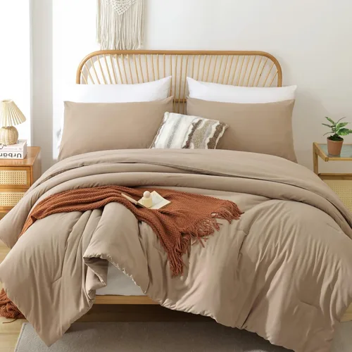 Miniatura 37 de ROSGONIA Edredón tamaño completo para niñas, niños y adolescentes, blanco, 3 piezas (1 edredón bohemio y 2 fundas de almohada), juego de ropa