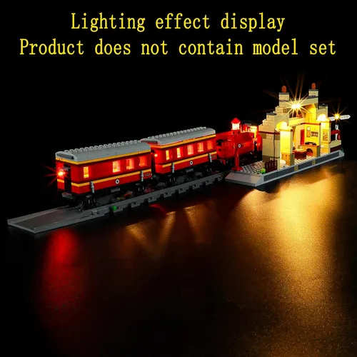Miniatura 6 de GEAMENT Kit de luces LED compatible con Lego Hogwarts Express Train Set con estación Hogsmeade – para 76423 (juego de modelos no incluidos)