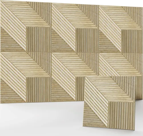 Miniatura 9 de JaneTech Paquete de 8 paneles acústicos artísticos de 48 x 32 pulgadas, paneles de absorción de sonido, tratamiento acústico para estudios
