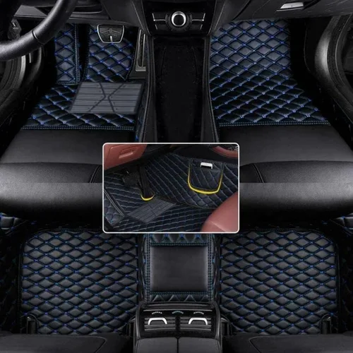 Miniatura 10 de Alfombrillas de cuero completas a medida para auto - Mejora el interior de tu vehículo con forros de piso específicos para vehículos - Perfectas