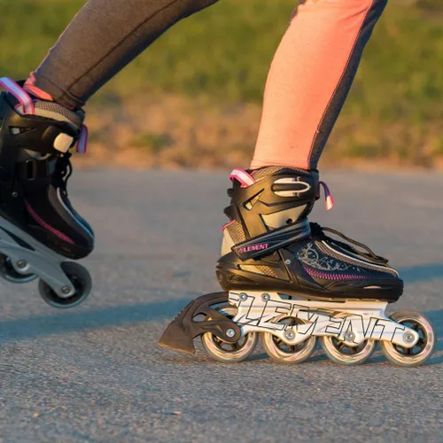 Miniatura 6 de 5th Element Lynx - Patines en línea para mujer con correa ajustable, ruedas de 3.150 in y bota suave, patines en línea perfectos para Roller Derby