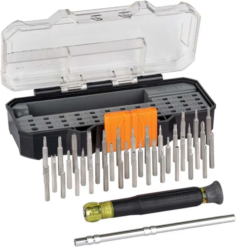 Miniatura 13 de Klein Tools 80066 Kit de destornillador de precisión con destornillador de puntas múltiples y kit de herramientas de reparación todo en uno con 39