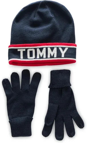 Miniatura 2 de Tommy Hilfiger Conjunto de gorro, bufanda y guante para hombre
