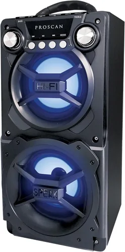 Altavoz portátil con Bluetooth, Sylvania Negro