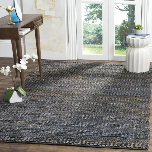 Miniatura 23 de SAFAVIEH Natural Fiber Collection - Alfombra decorativa de 2 x 3 pies, color lejía, yute hecho a mano, diseño trenzado tejido, ideal para entrada