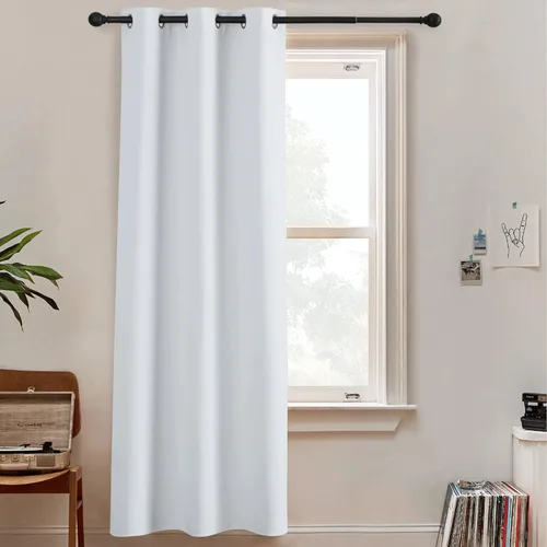 Miniatura 81 de RYB HOME - Cortinas extra largas con bloqueo de luz, persianas opacas insonorizadas para privacidad para cine en casa, oficina, fondo de patio, sala