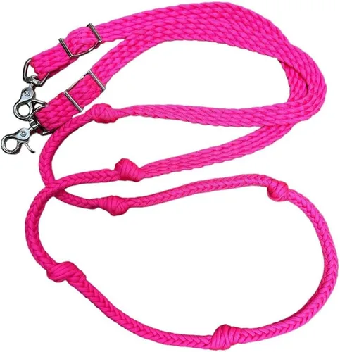 Miniatura 9 de rosado, (Barrel Reins Horse Tack Neon Hot Pink)