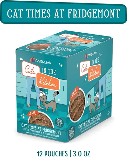 Miniatura 3 de Weruva Cats in The Kitchen Slide N' Serve - Bolsas de comida húmeda natural para gatos, Cat Times at Fridgemont, bolsa de 3 onzas (paquete de 12)