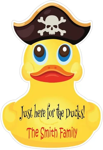 Miniatura 3 de Decoración de imán de puerta de crucero de pato pirata personalizada para la puerta de su camarote