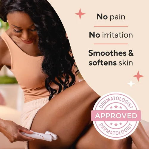 Miniatura 3 de Finishing Touch Flawless Legs, Maquinilla de Afeitar Eléctrica para Mujeres, Removedor de Vello de Piernas con Cabezal Pivotante y Luz LED