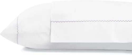 Miniatura 37 de Linen Home Juego de fundas de almohada King de 500 hilos, fundas de almohada 100 % algodón de fibra larga, juego de 2 fundas de almohada de satén