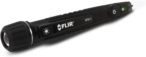 Miniatura 2 de FLIR VP50-2 Triple alarma CAT IV Detector de voltaje sin contacto y linterna - Alarmas de vibración y retroalimentación de sonido y una potente