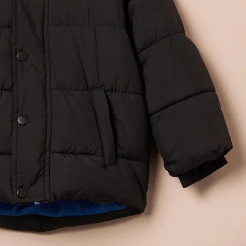 Miniatura 3 de Tienda Essentials - Chaqueta abullonada resistente con capucha para niño