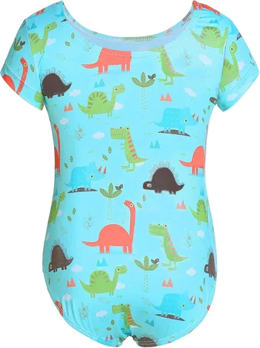 Miniatura 2 de Maillot para niñas Gimnasia Spakle Dino Print Ballet Dance Unitards