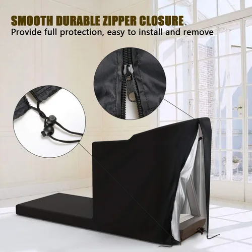 Miniatura 2 de Treadmill Cover for Non-Folding Home Treadmill with Zipper and Drawstring