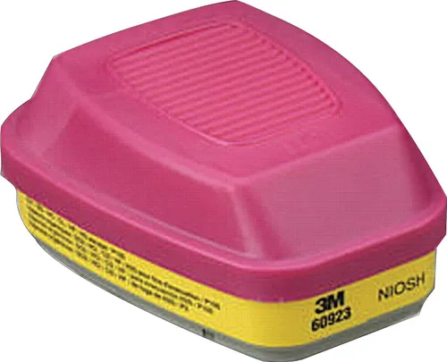 3M 60923 Cartucho/filtro orgánico del vapor/del gas ácido 60923, PK/YW