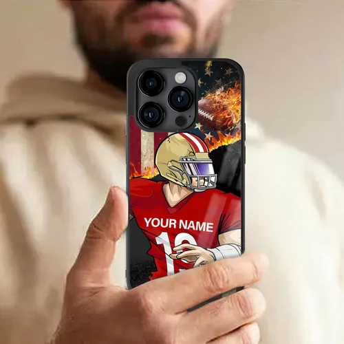 Miniatura 5 de Fundas de teléfono personalizadas con diseño lindo para fanáticos del equipo de fútbol para iPhone 11, 12, 13, 14, 15, 16, 17 Pro Max Plus Mini X 6