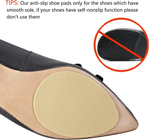 Miniatura 29 de Protector de suela de zapatos para tacones, empuñaduras de zapatos en la parte inferior de los zapatos, agarre antideslizante para zapatos
