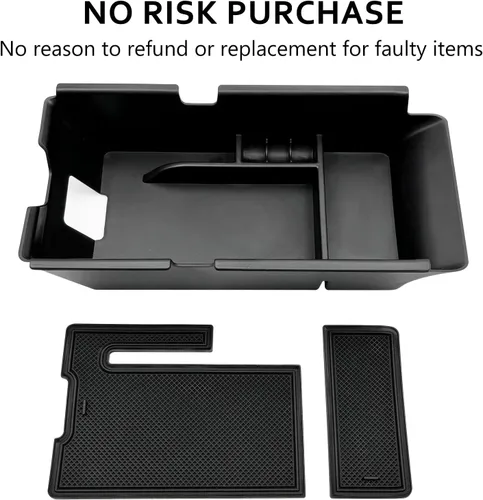 Miniatura 7 de Compatible con Camry XLE o XSE 9ª 2024 2025 y Camry LE SE 9ª 2024 2025 Organizador de Bandeja de Consola Central Accesorios (Negro)