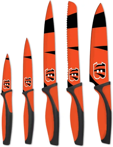 Miniatura 29 de The Sports Vault NFL Chicago Bears - Juego de cuchillos de cocina (5 piezas)