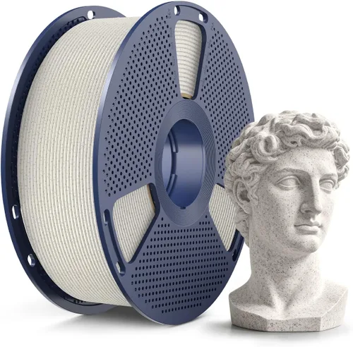 Miniatura 36 de SUNLU Filamento PLA de madera de 0.069 pulgadas, filamento de impresora 3D de fibra de madera real, textura y aroma de madera natural, sin