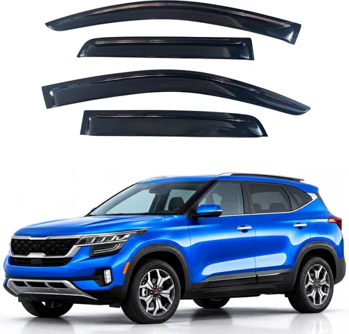 Miniatura 145 de Visor para ventana IG para Hyundai Venue 2020-2023, protector contra la lluvia, adhesivo extra duradero, deflector de viento para lado
